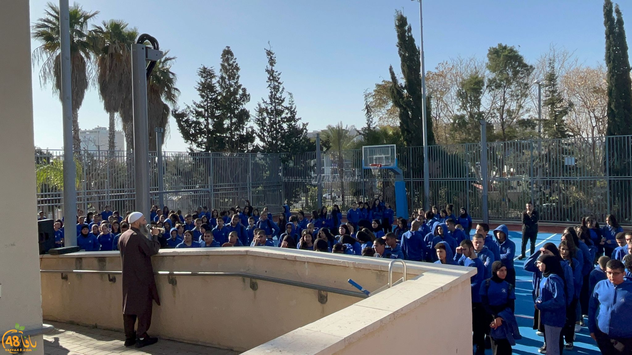  يافا: محاضرة عن فضل القرآن للشيخ أحمد سطل في مدرسة أجيال الثانوية